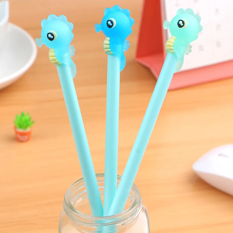 Kawaii Seahorse Stationery Gel Pen For Kids Kawaii Seahorse Stationery Gel Pen For Kids