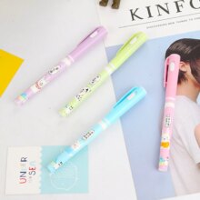 Kawaii Cat Dog Cartoon Magic LED Invisible Ink Gel Pen Kawaii Cat Dog Cartoon Magic LED Invisible Ink Gel Pen