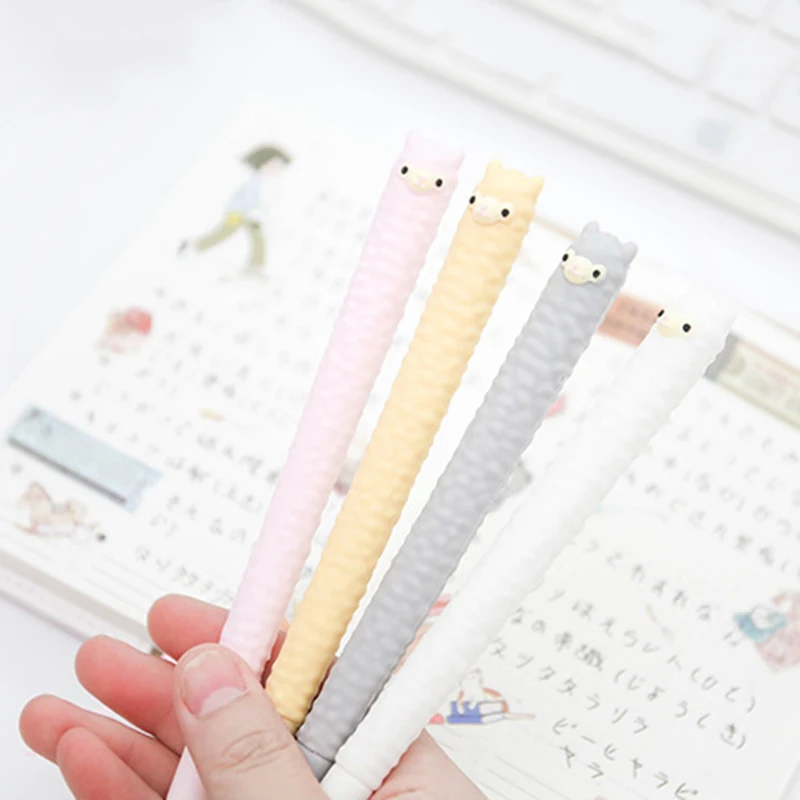 Kawaii Alpaca Stationery Gel Pen For Kids