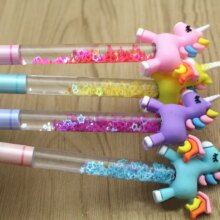 Kawaii Unicorn Quicksand Sequins Stationery Gel Pen For Kids Kawaii Unicorn Quicksand Sequins Stationery Gel Pen For Kids