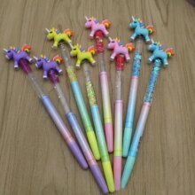 Kawaii Unicorn Quicksand Sequins Stationery Gel Pen For Kids Kawaii Unicorn Quicksand Sequins Stationery Gel Pen For Kids