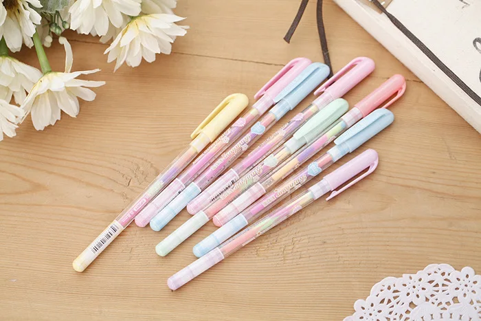 Kawaii Rainbow Water Color Gouache Pastel Gel Pen