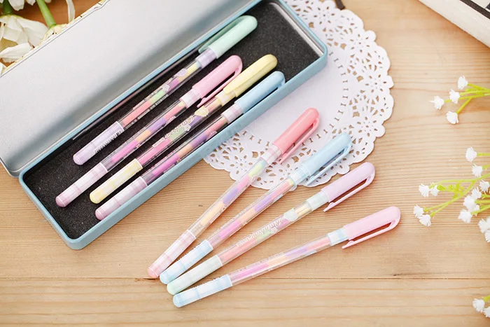 Kawaii Rainbow Water Color Gouache Pastel Gel Pen