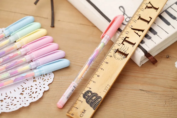 Kawaii Rainbow Water Color Gouache Pastel Gel Pen