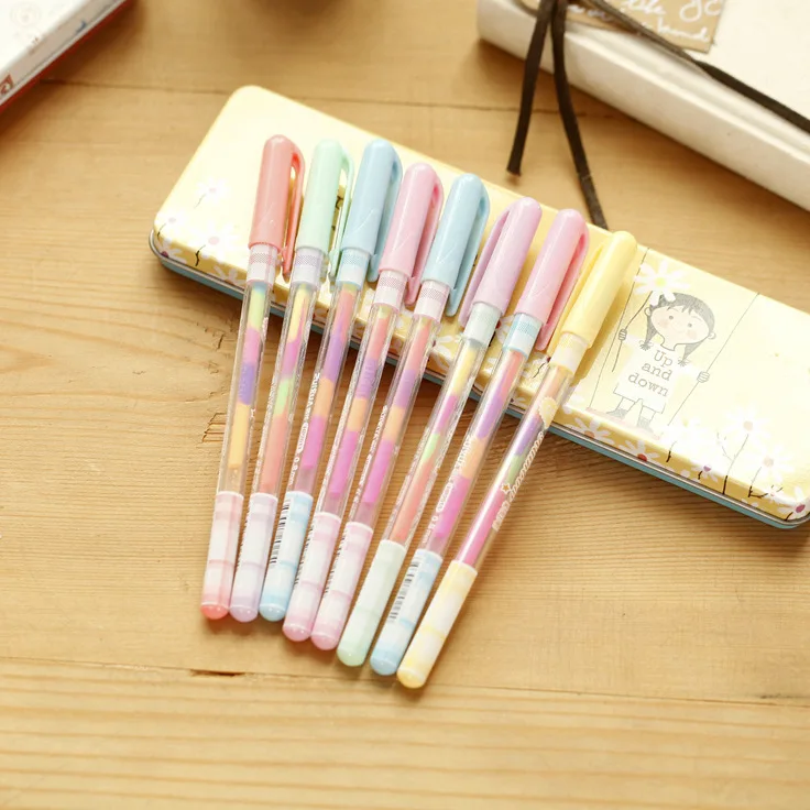 Kawaii Rainbow Water Color Gouache Pastel Gel Pen