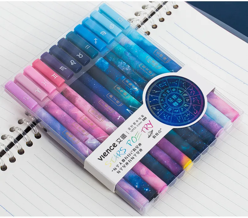 Kawaii Constellation Stars Stationery Gel Pen