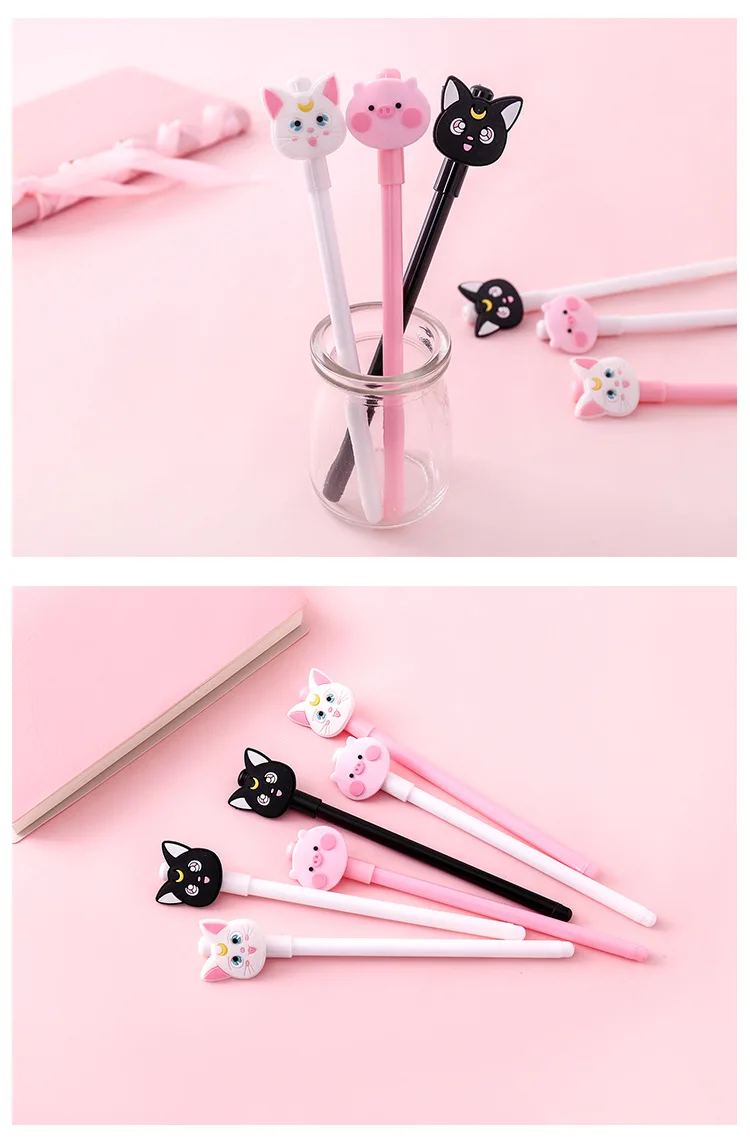 Kawaii Cat Pig Model Stationery For Kids