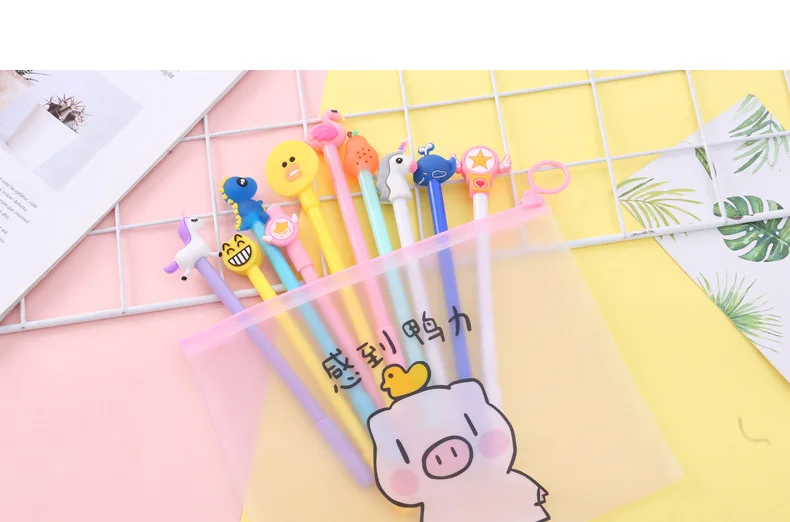 10Pcs/Set Gel Pen Kawaii School Unicorn Pen Stationery 10Pcs/Set Gel Pen Kawaii School Unicorn Pen Stationery
