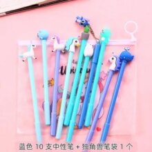 10Pcs/Set Gel Pen Kawaii School Unicorn Pen Stationery 10Pcs/Set Gel Pen Kawaii School Unicorn Pen Stationery