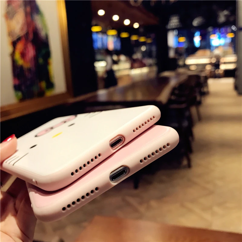Cartoon Hello Kitty Back Cover For iPhone