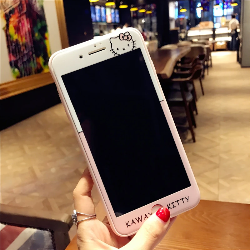 Cartoon Hello Kitty Back Cover For iPhone