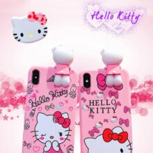 Hello Kitty Cartoon Soft Silicone Phone Case Hello Kitty Cartoon Soft Silicone Phone Case