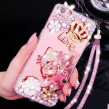 Hello Kitty Kawaii Mirror Soft Diamond Phone Case Cover Hello Kitty Kawaii Mirror Soft Diamond Phone Case Cover