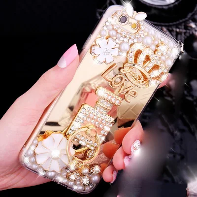Hello Kitty Kawaii Mirror Soft Diamond Phone Case Cover