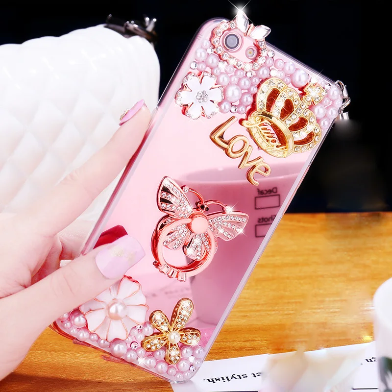 Hello Kitty Kawaii Mirror Soft Diamond Phone Case Cover