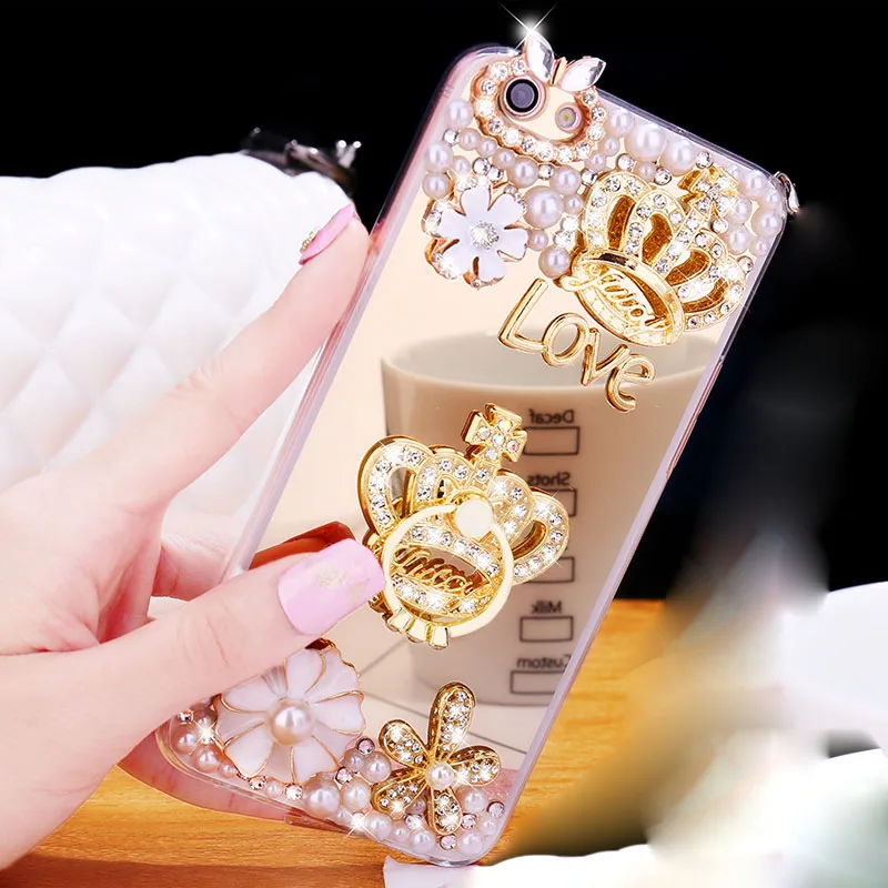 Hello Kitty Kawaii Mirror Soft Diamond Phone Case Cover