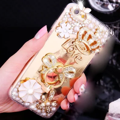 Hello Kitty Kawaii Mirror Soft Diamond Phone Case Cover