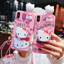 Hello Kitty 3D Cartoon Silicone Phone Case Hello Kitty 3D Cartoon Silicone Phone Case