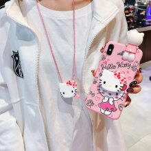 Hello Kitty 3D Cartoon Silicone Phone Case Hello Kitty 3D Cartoon Silicone Phone Case