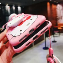 Hello Kitty 3D Cartoon Silicone Phone Case Hello Kitty 3D Cartoon Silicone Phone Case