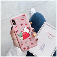 Hello Kitty Cat Cartoon Pink Phone Case Hello Kitty Cat Cartoon Pink Phone Case