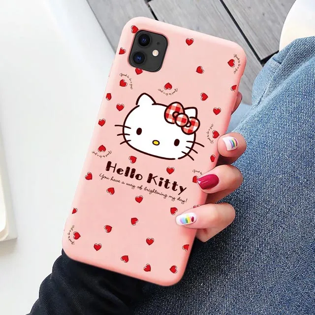Hello Kitty Cat Cartoon Pink Phone Case Hello Kitty Cat Cartoon Pink Phone Case