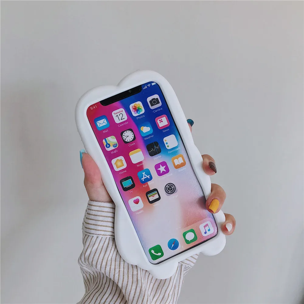 My Melody Hello Kitty 3D Cartoon Soft Silicone Phone Case With Lanyard