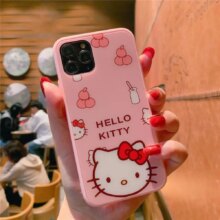 Hello Kitty Tempered Glass Two-Piece Phone Case Hello Kitty Tempered Glass Two-Piece Phone Case