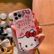 Hello Kitty Tempered Glass Two-Piece Phone Case Hello Kitty Tempered Glass Two-Piece Phone Case