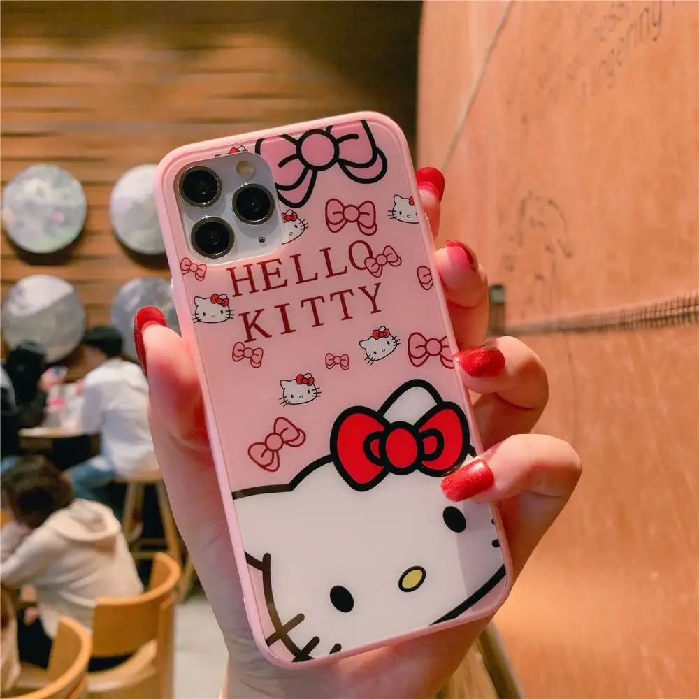 Hello Kitty Tempered Glass Two-Piece Phone Case Hello Kitty Tempered Glass Two-Piece Phone Case