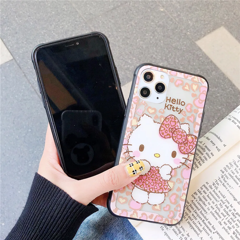 Hello Kitty Little Twin Stars Cartoon Tempered Glass Phone Case
