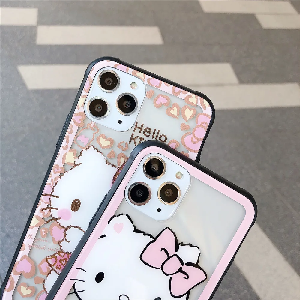 Hello Kitty Little Twin Stars Cartoon Tempered Glass Phone Case