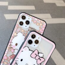 Hello Kitty Little Twin Stars Cartoon Tempered Glass Phone Case Hello Kitty Little Twin Stars Cartoon Tempered Glass Phone Case