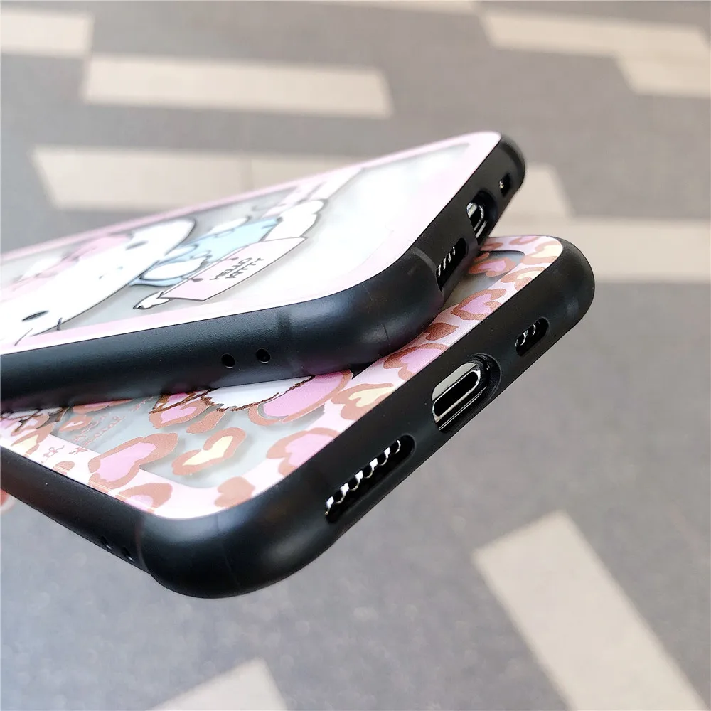 Hello Kitty Little Twin Stars Cartoon Tempered Glass Phone Case