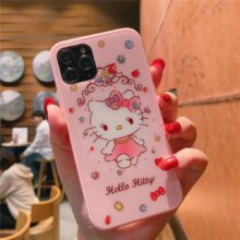 Kimono Hello Kitty Tempered Glass Phone Case Kimono Hello Kitty Tempered Glass Phone Case