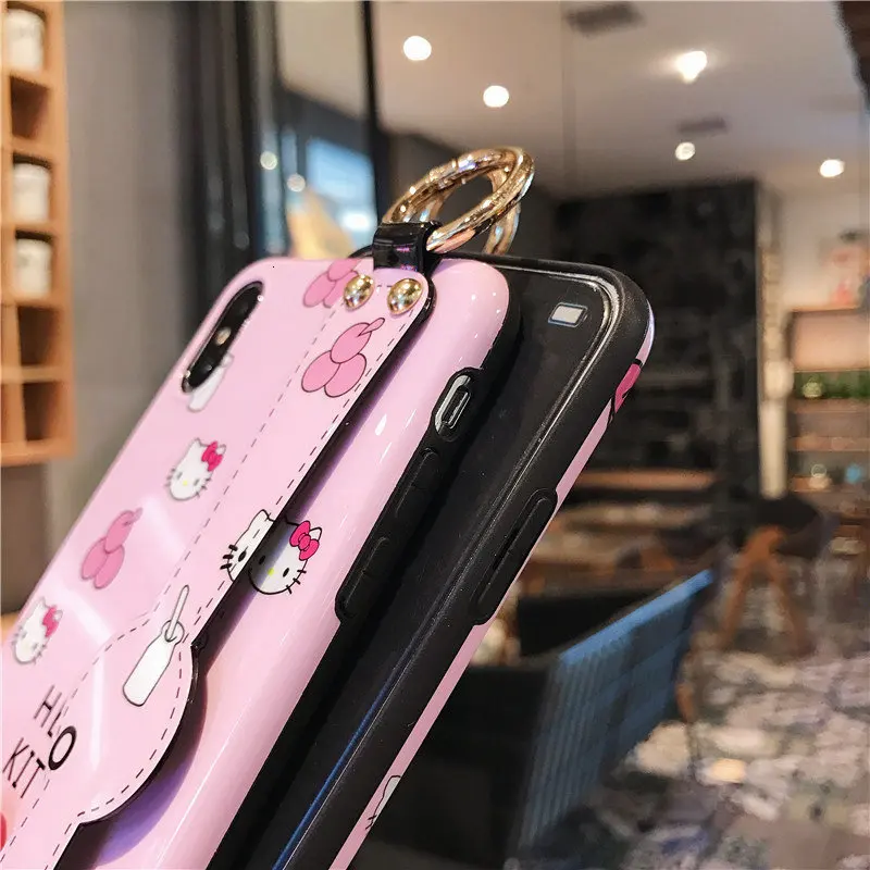 Hello Kitty Pink For iphone 11 Case Pro Max Mate iphone XR XS Max X 11 11por Max 6 6s 7 8 Plus case