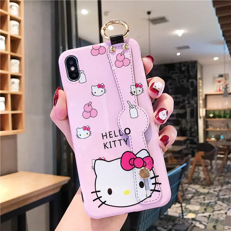 Hello Kitty Pink For iphone 11 Case Pro Max Mate iphone XR XS Max X 11 11por Max 6 6s 7 8 Plus case