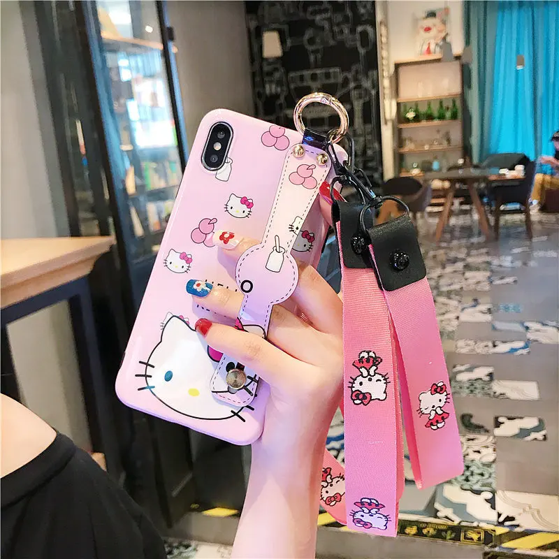 Hello Kitty Pink For iphone 11 Case Pro Max Mate iphone XR XS Max X 11 11por Max 6 6s 7 8 Plus case