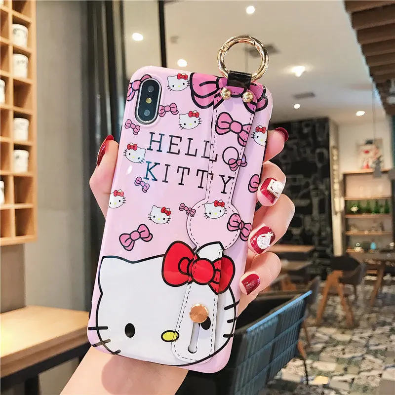 Hello Kitty Pink For iphone 11 Case Pro Max Mate iphone XR XS Max X 11 11por Max 6 6s 7 8 Plus case