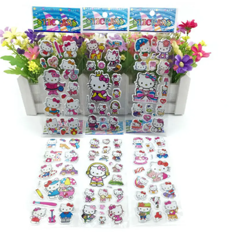 Cartoon Anime 3D Bubble Stickers Cartoon Anime 3D Bubble Stickers