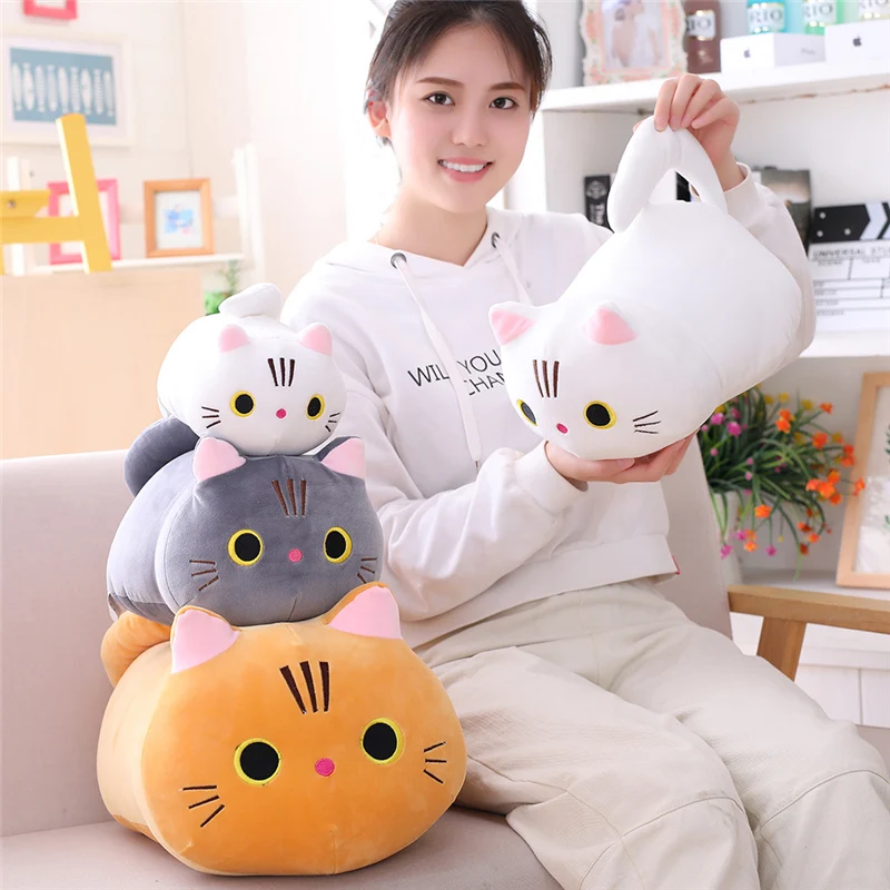 Cat Cartoon Soft Plush Toy Sofa Pillow