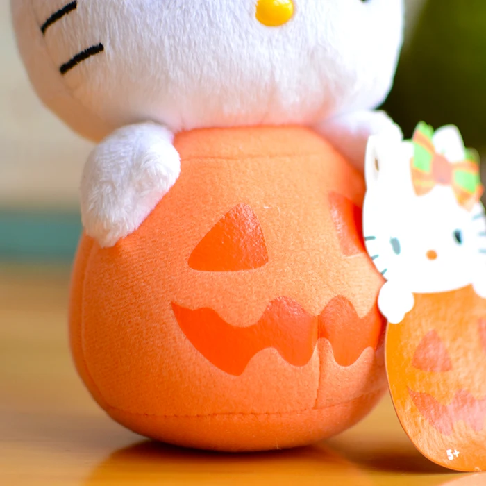 Hello Kitty Bow Cartoon Rainbow Candy Pattern Plush Toys