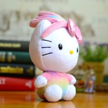 Rainbow Pattern Hello Kitty Bunny Ears Plush Kawaii Dolls Rainbow Pattern Hello Kitty Bunny Ears Plush Kawaii Dolls