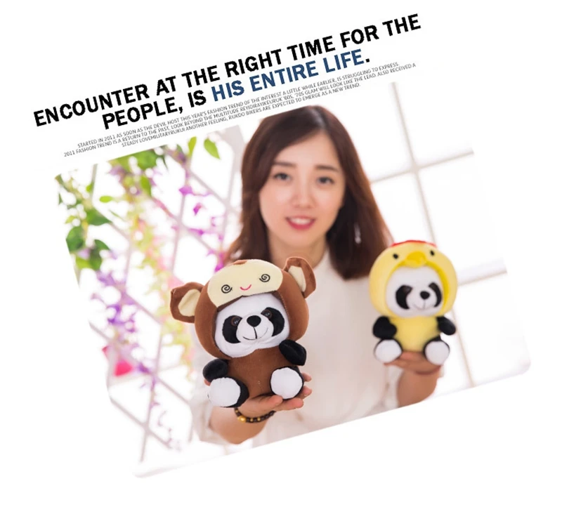 Kawaii Cartoon Panda Soft Plush Toy