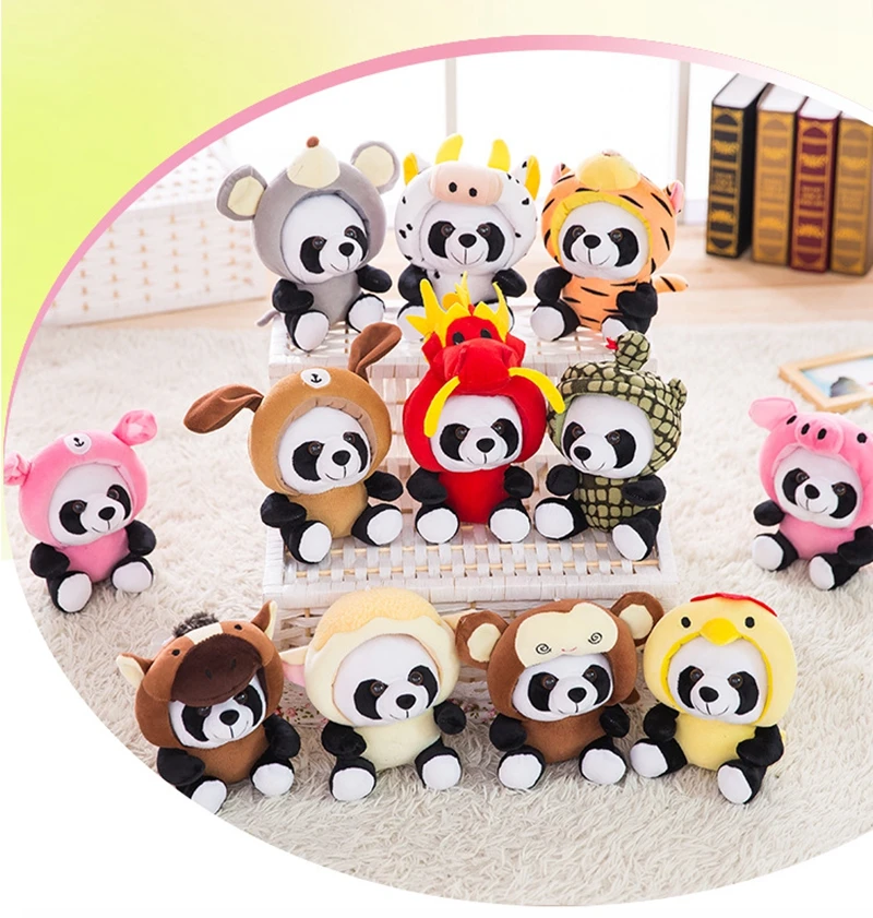 Kawaii Cartoon Panda Soft Plush Toy
