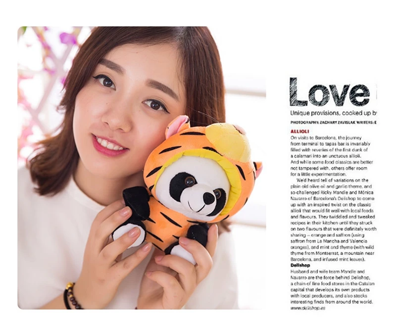 Kawaii Cartoon Panda Soft Plush Toy