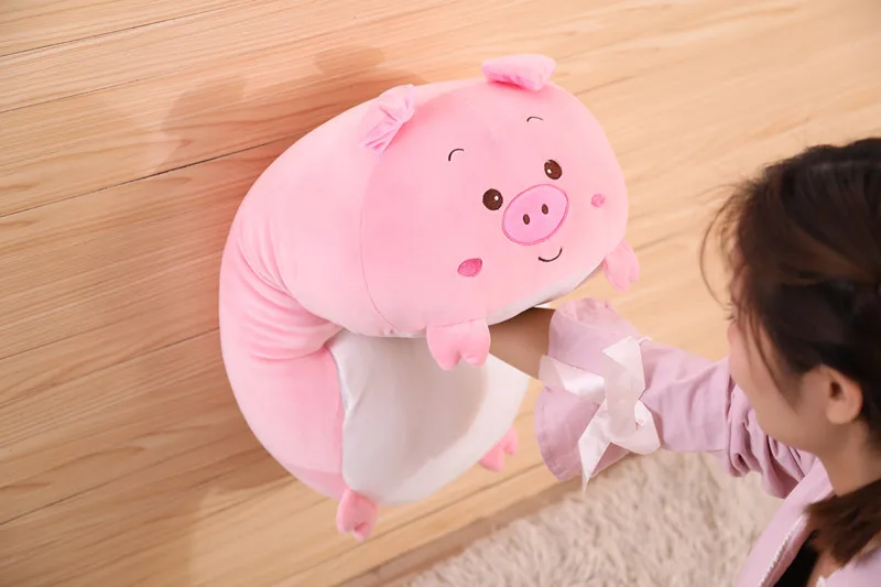 Dog Cat Totoro Penguin Pig Cartoon Stuffed Pillow