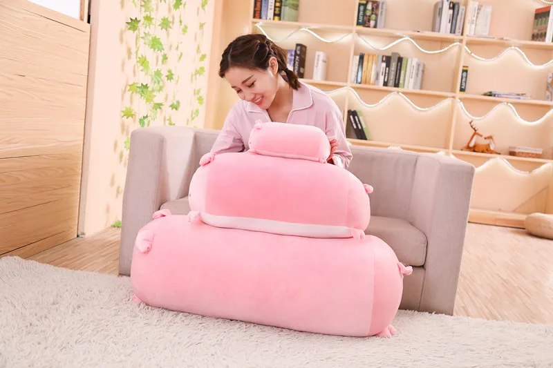 Dog Cat Totoro Penguin Pig Cartoon Stuffed Pillow