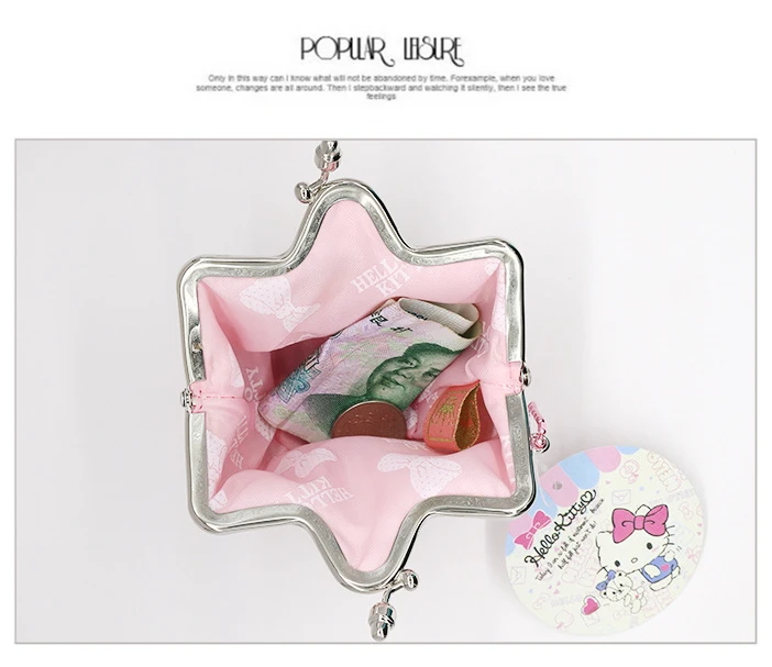 Cartoon Hello Kitty Pattern Kawaii Purse