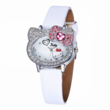 Cartoon Hello Kitty Kawaii Rhinestone Diamond Watch Cartoon Hello Kitty Kawaii Rhinestone Diamond Watch